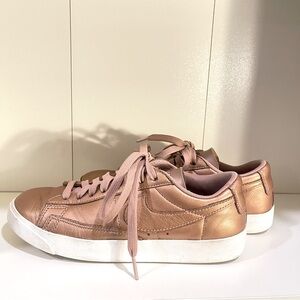 Copper Metallic Sneakers by Nike Blazer W Sz 7